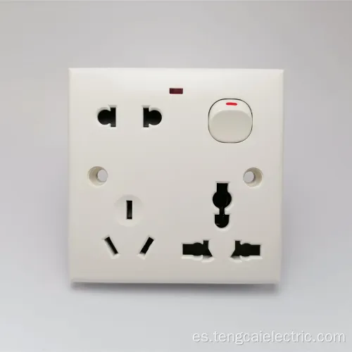 Toma de interruptor de pared de plástico de plástico de Bangladesh